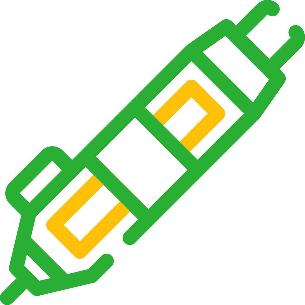 3D Pen Creative Icon Design vector