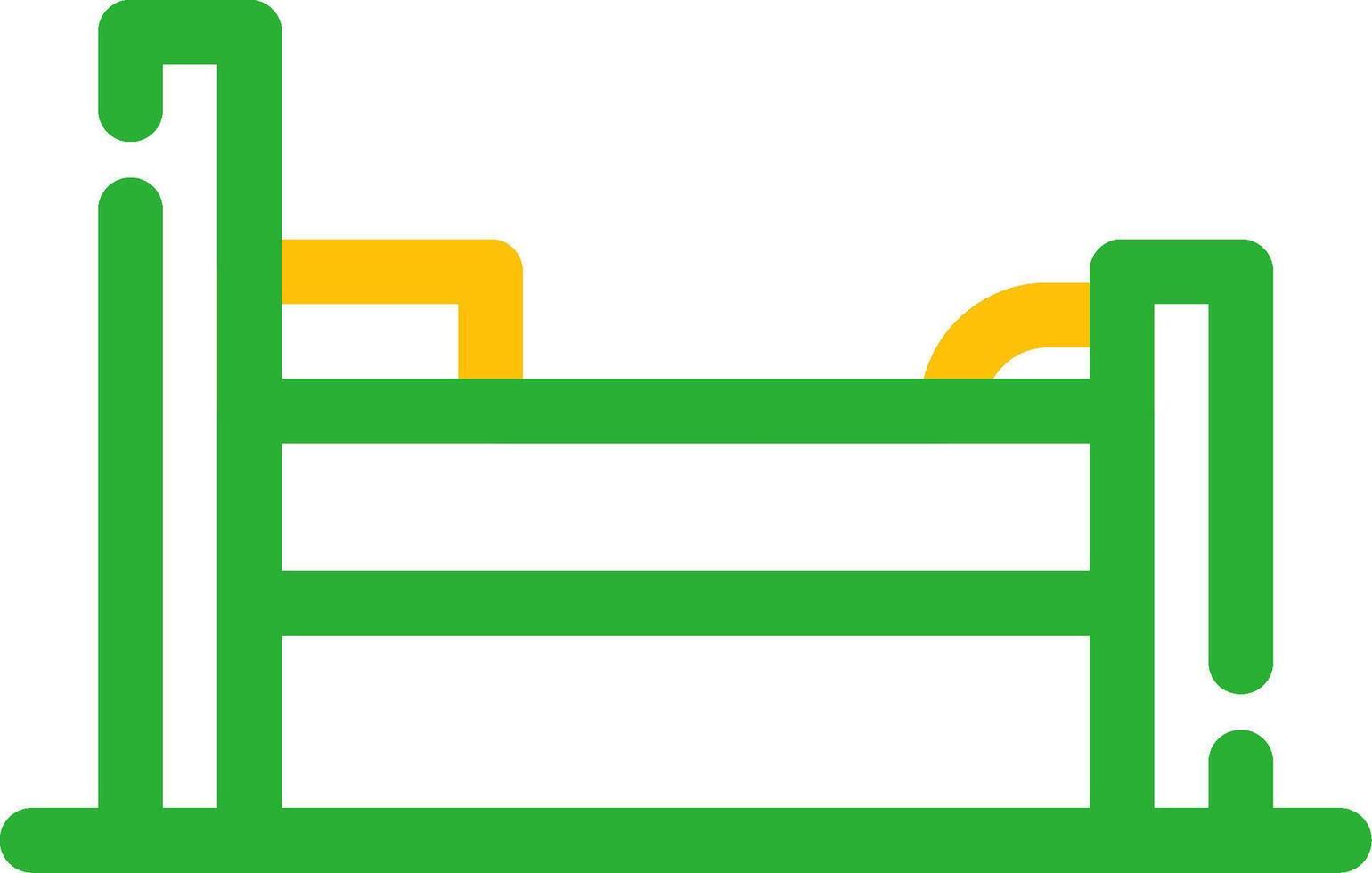 Bed Creative Icon Design vector