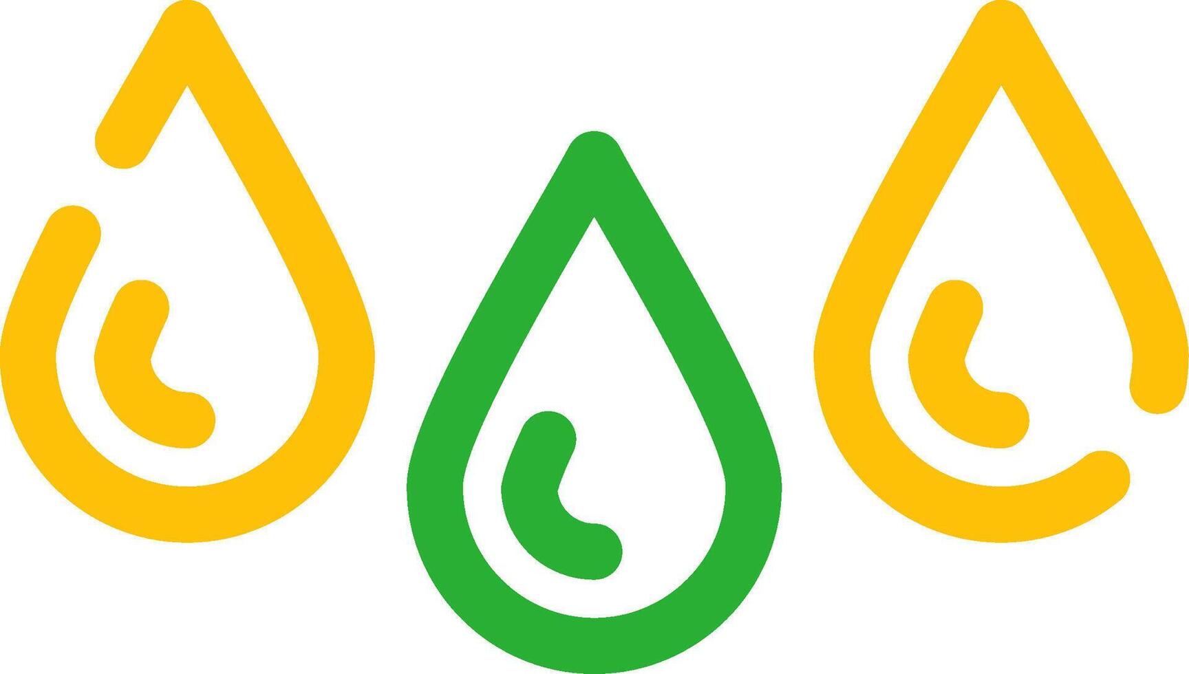Drops Creative Icon Design vector