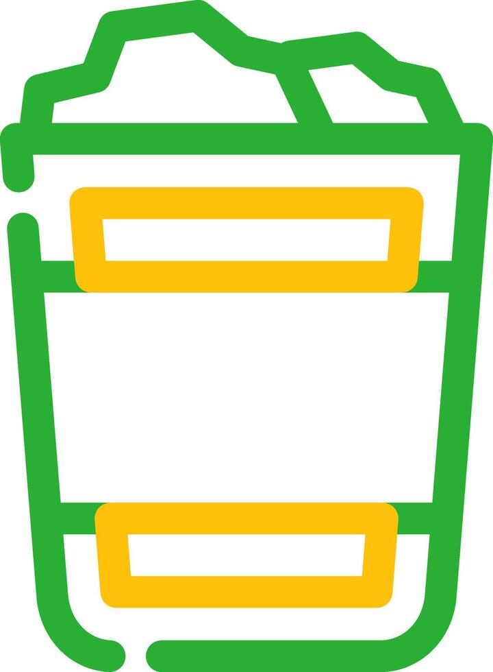 Paper Bin Creative Icon Design vector