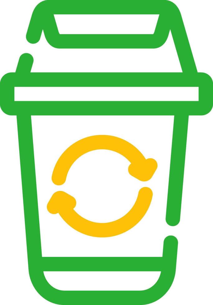 Trash Recycle Creative Icon Design vector