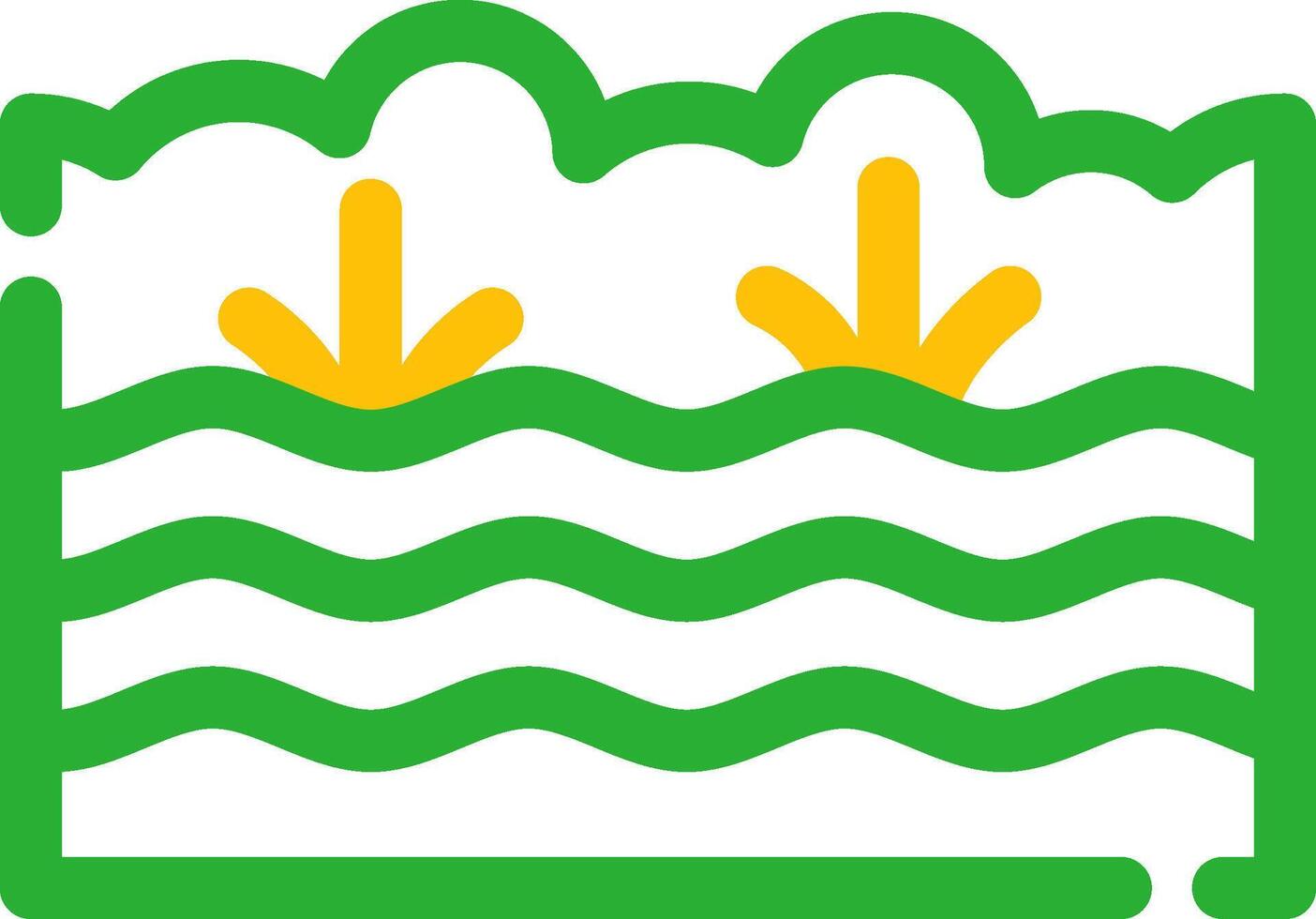 Swamp Creative Icon Design vector