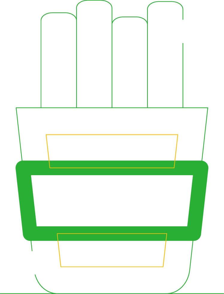 French Fries Creative Icon Design vector