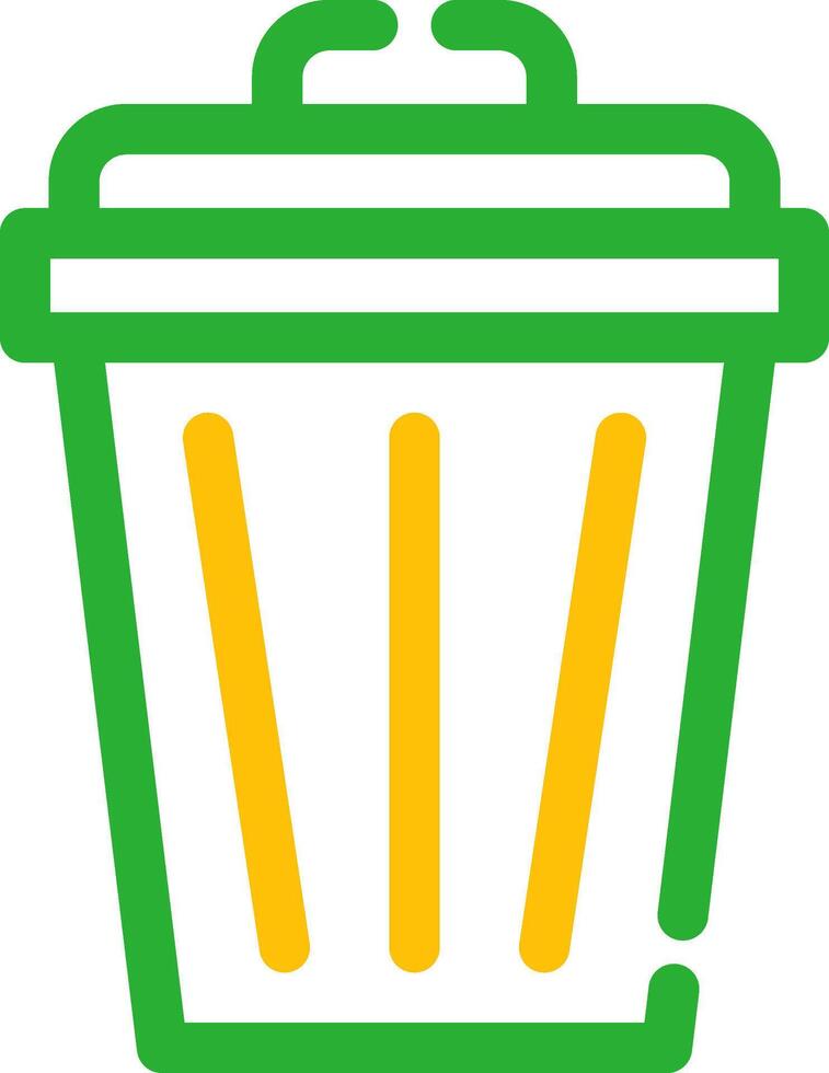 Trash Can Creative Icon Design vector