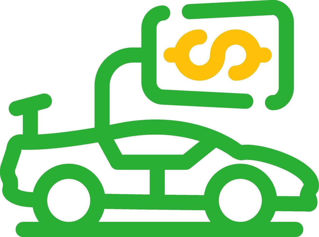 Vehicle Sales Creative Icon Design vector