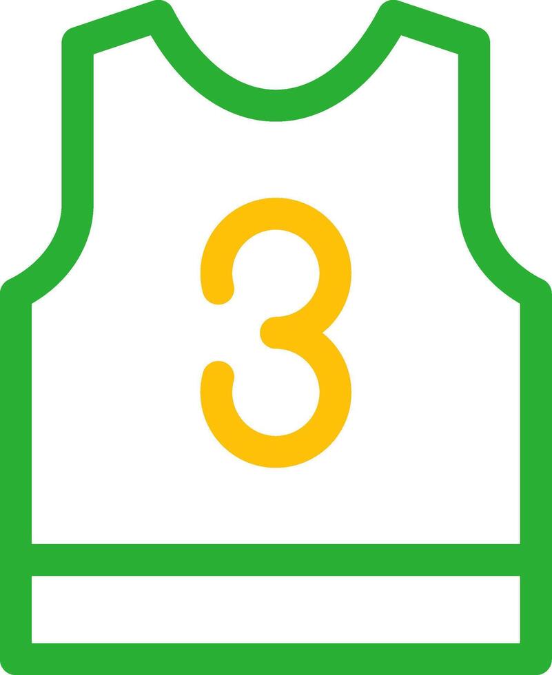 Basketball Jersey Creative Icon Design vector