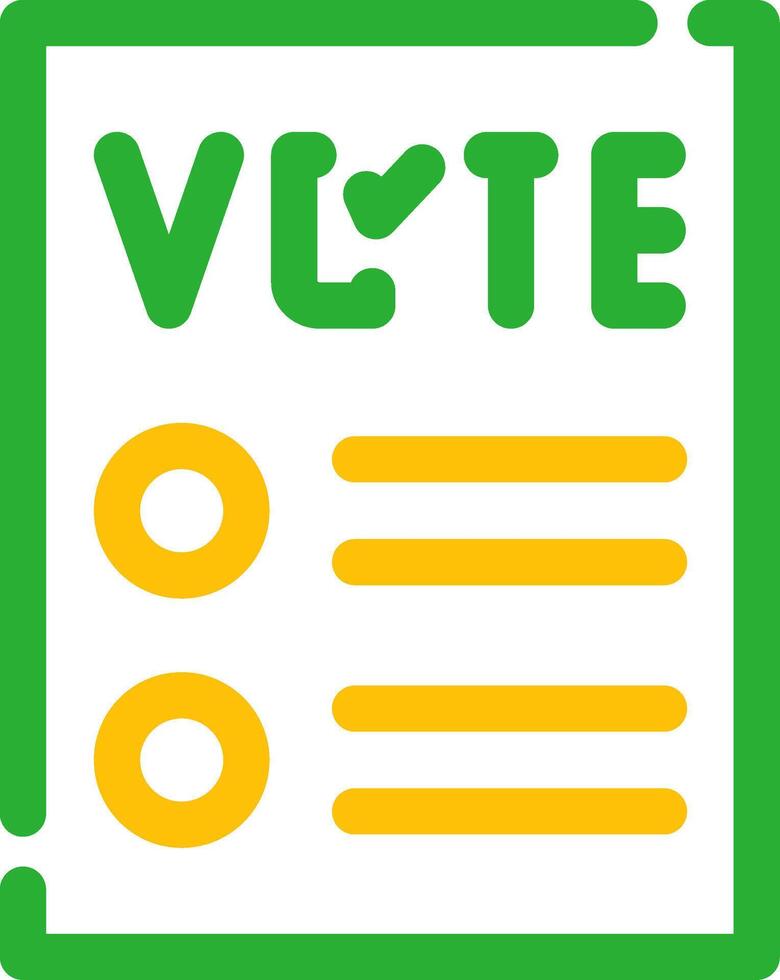 Ballot Creative Icon Design vector