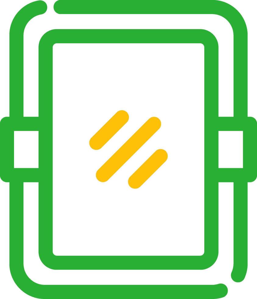 Mirror Creative Icon Design vector