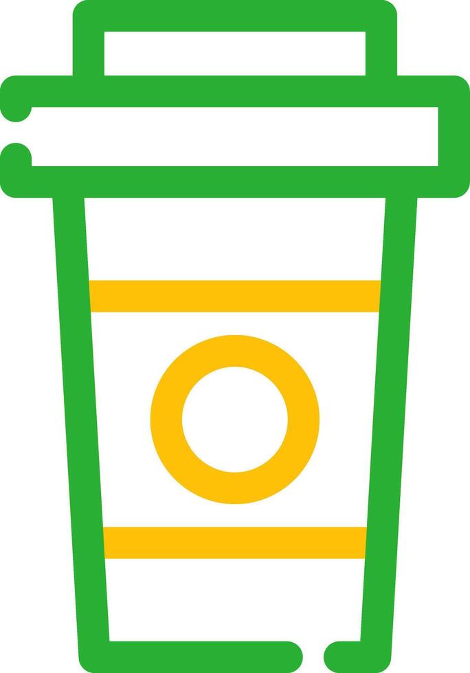 Paper Cup Creative Icon Design vector