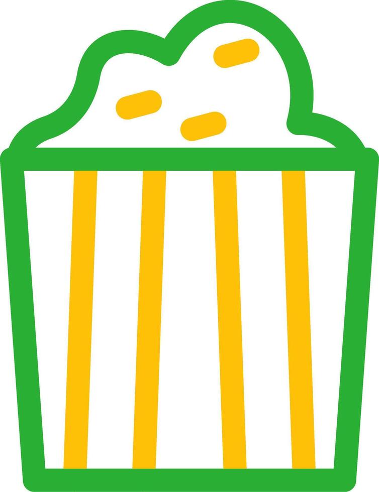 Popcorn Creative Icon Design vector