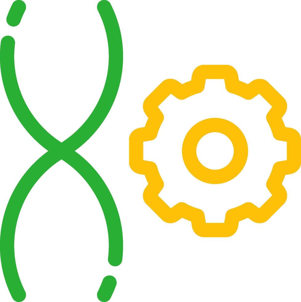 Genetic Engineering Creative Icon Design vector