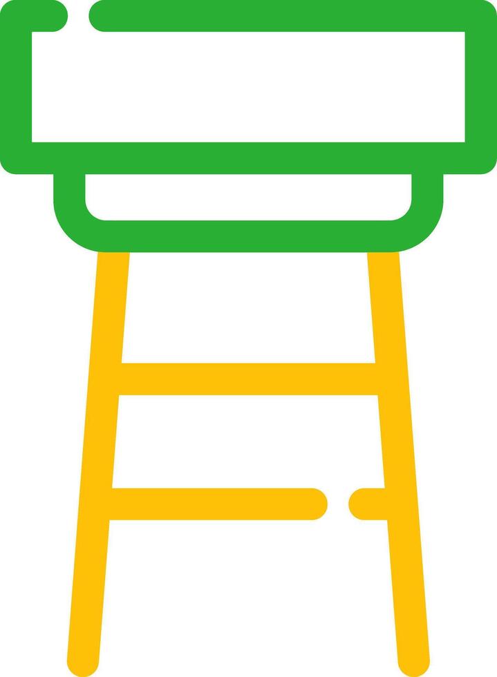Stool Creative Icon Design vector