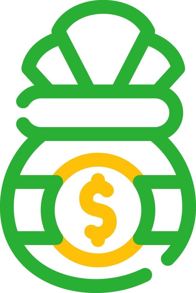 Money Bag Creative Icon Design vector