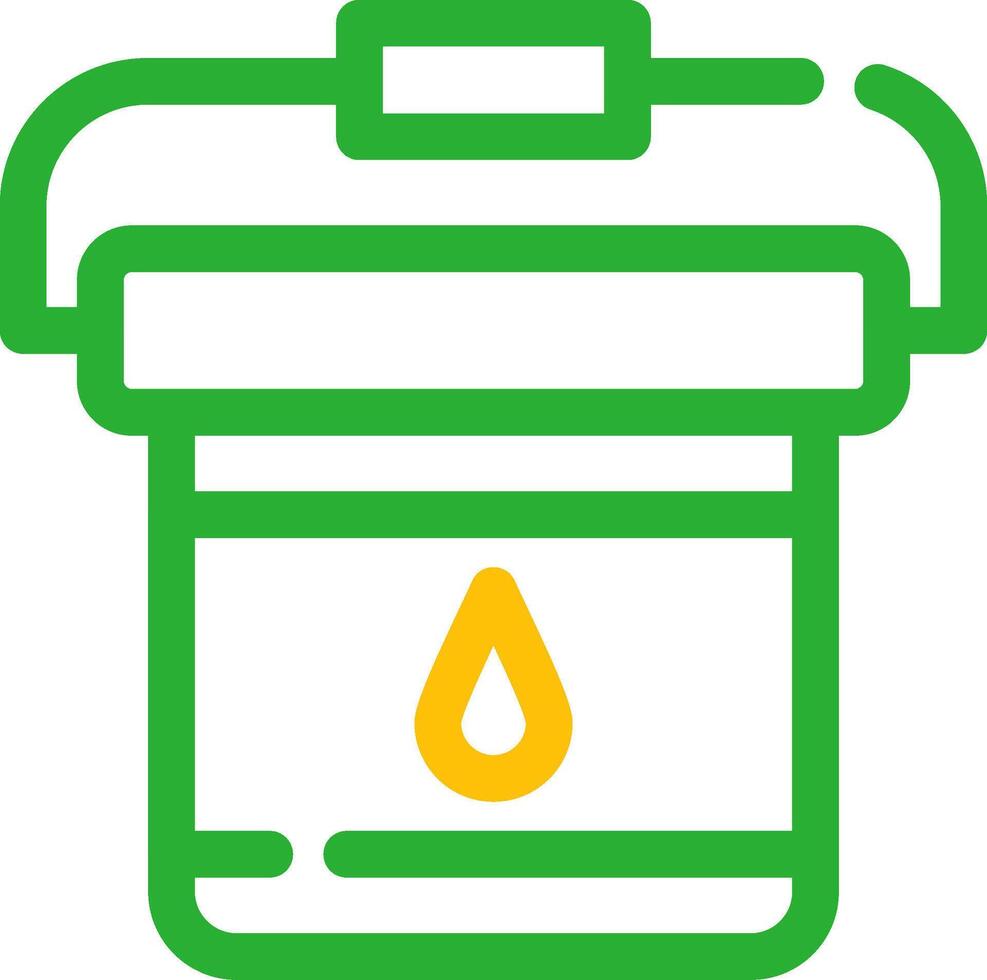 Paint Bucket Creative Icon Design vector