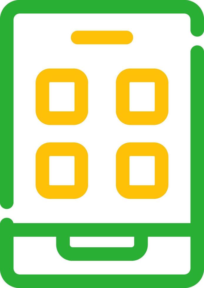 Mobile App Creative Icon Design vector