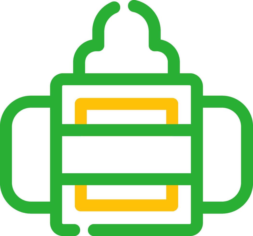 Line Two Color Design vector