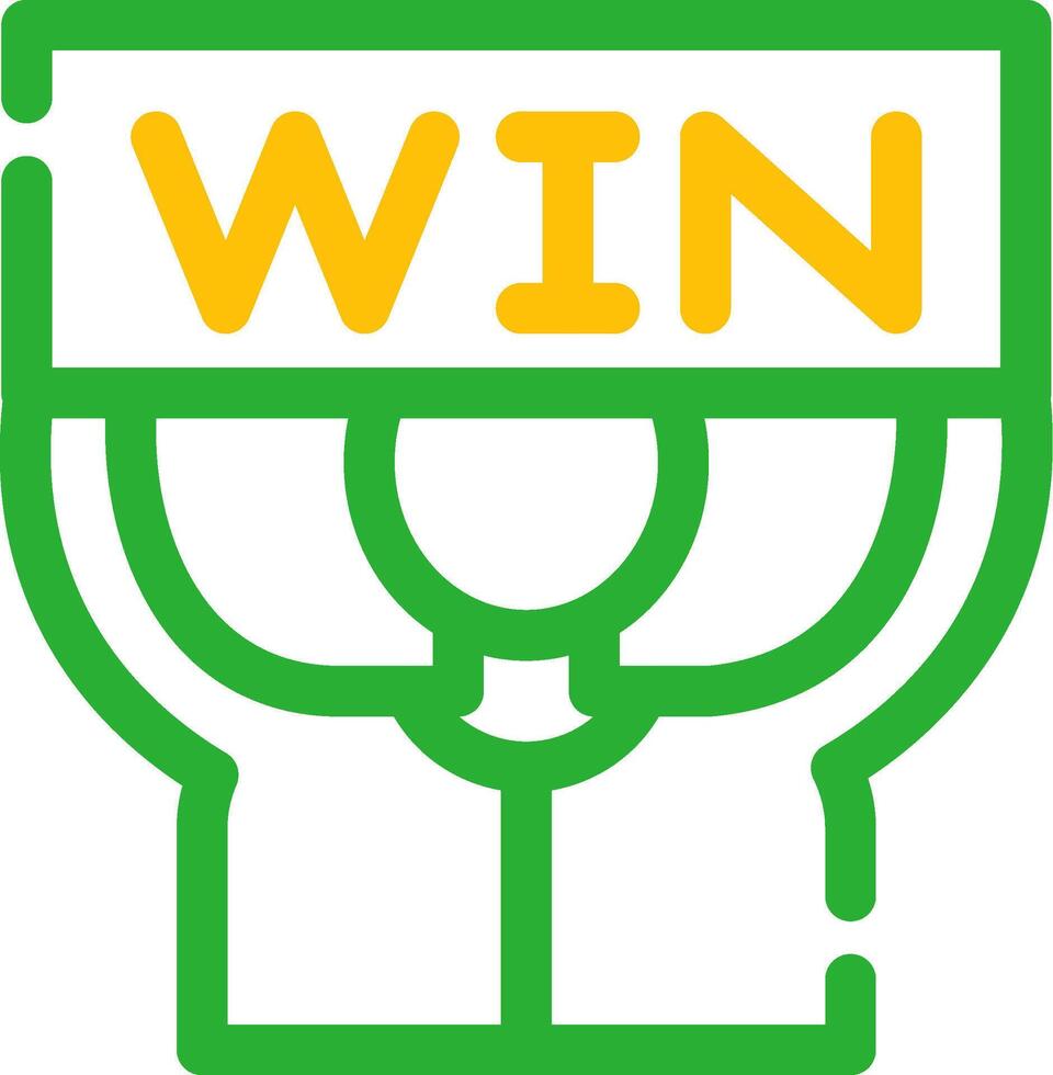 Win Creative Icon Design vector