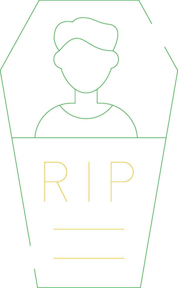People Coffin Creative Icon Design vector