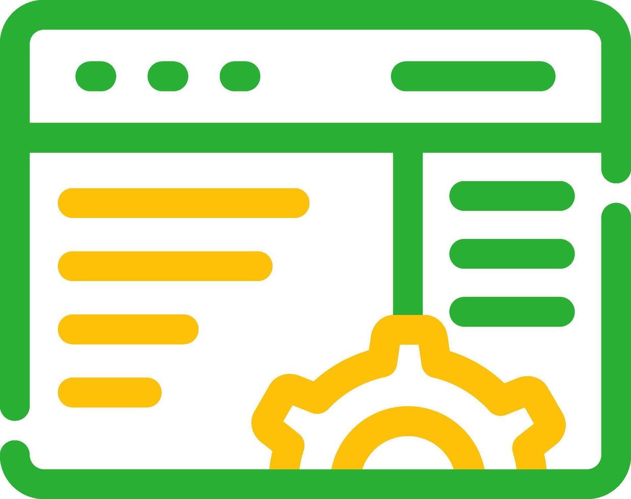 Browser Creative Icon Design vector