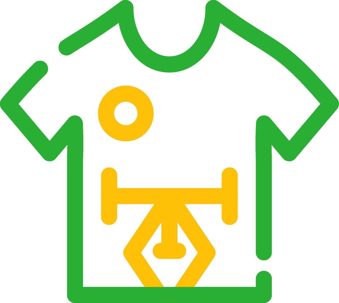 diseño de icono creativo de camiseta vector