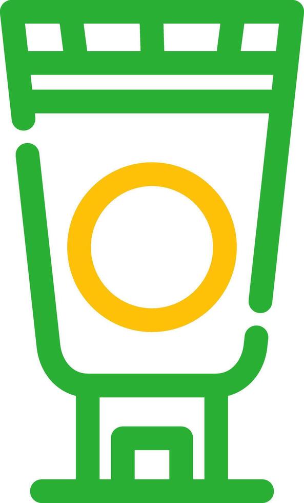 Sunscreen Creative Icon Design vector