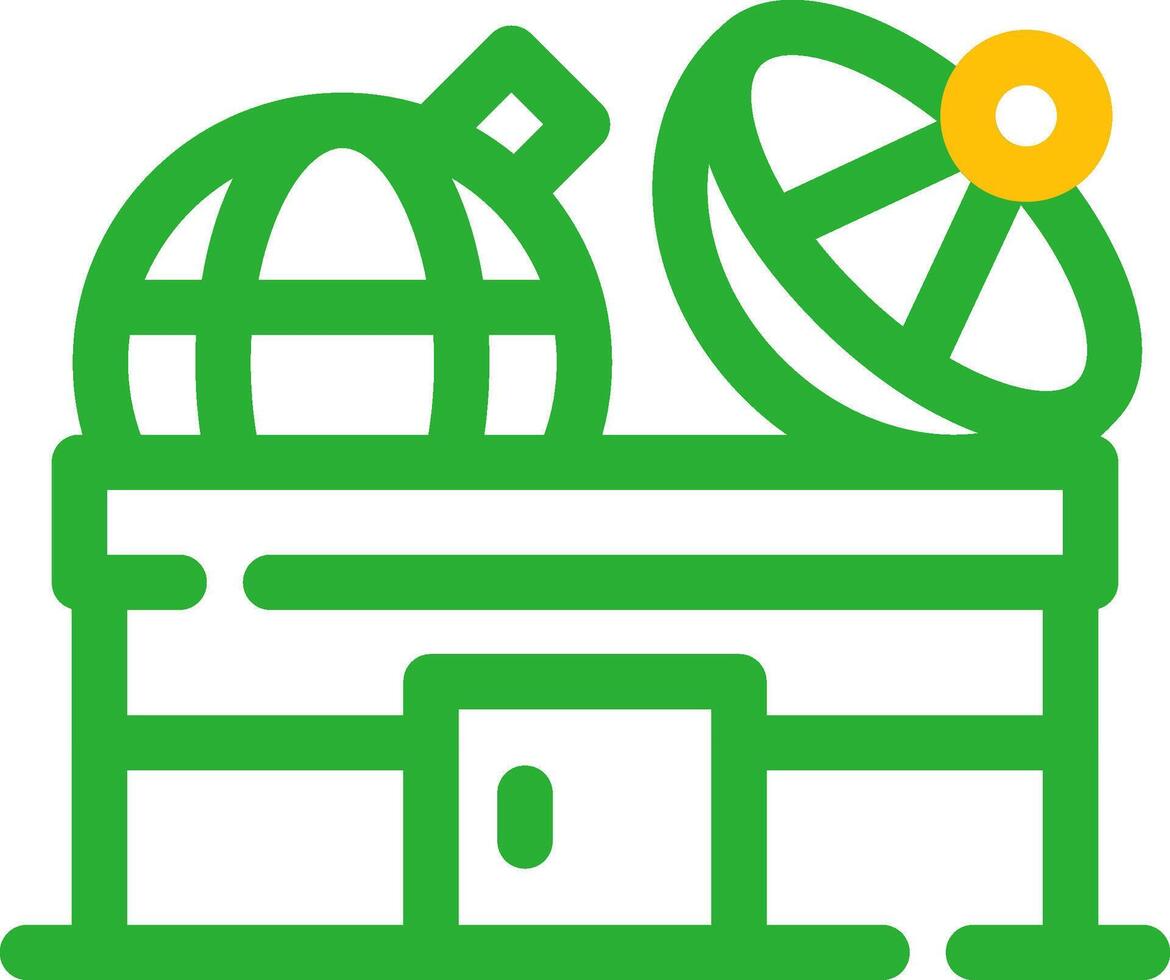 Observatory Creative Icon Design vector