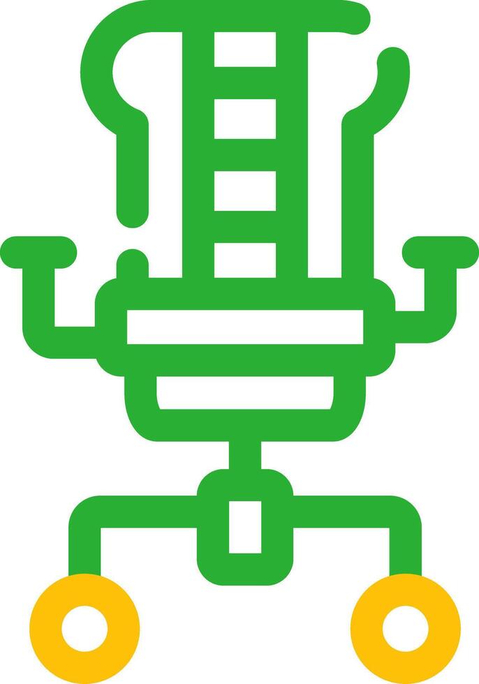 Gaming Chair Creative Icon Design vector
