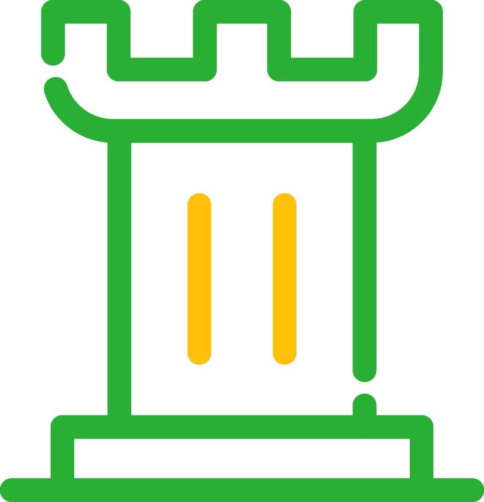 Line Two Color Design vector