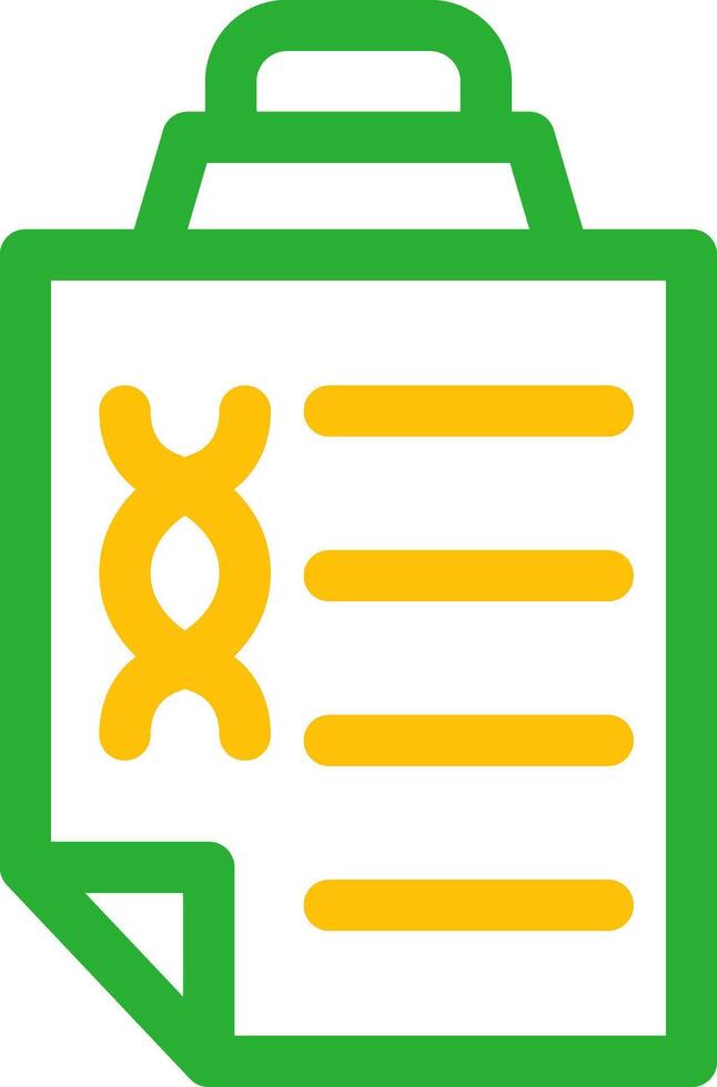 DNA Test Creative Icon Design vector
