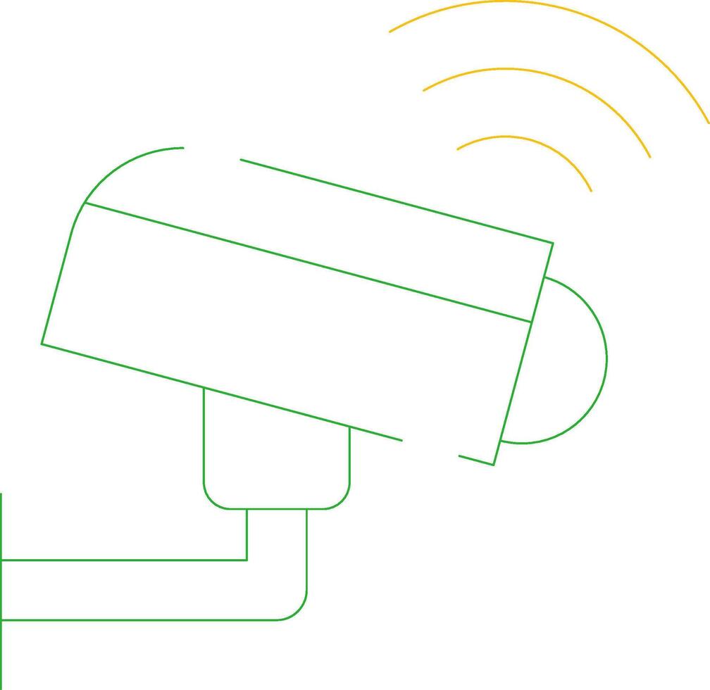 Smart CCTV Creative Icon Design vector