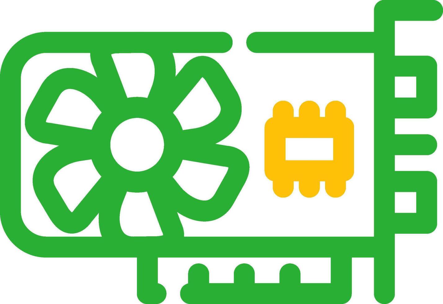 Graphic Card Creative Icon Design vector