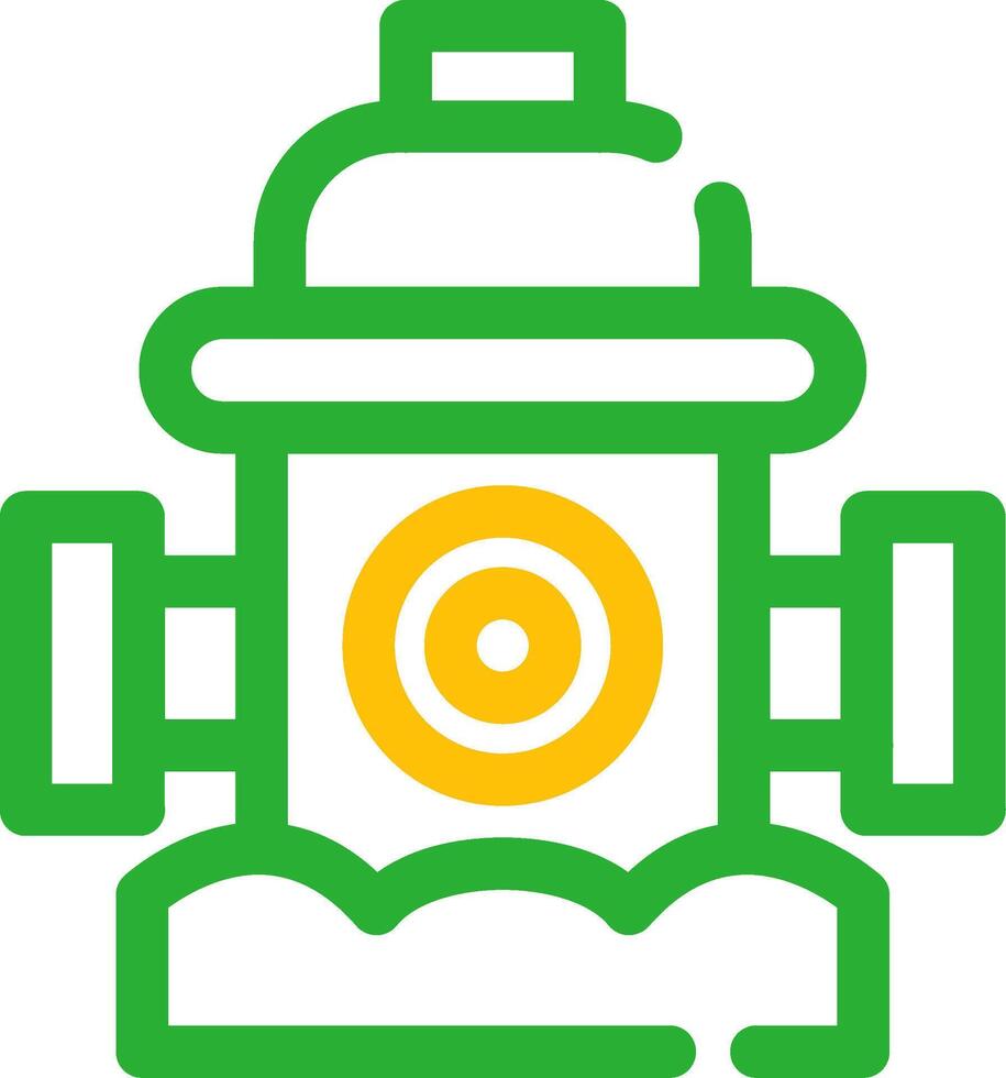 Fire Hydrant Creative Icon Design vector