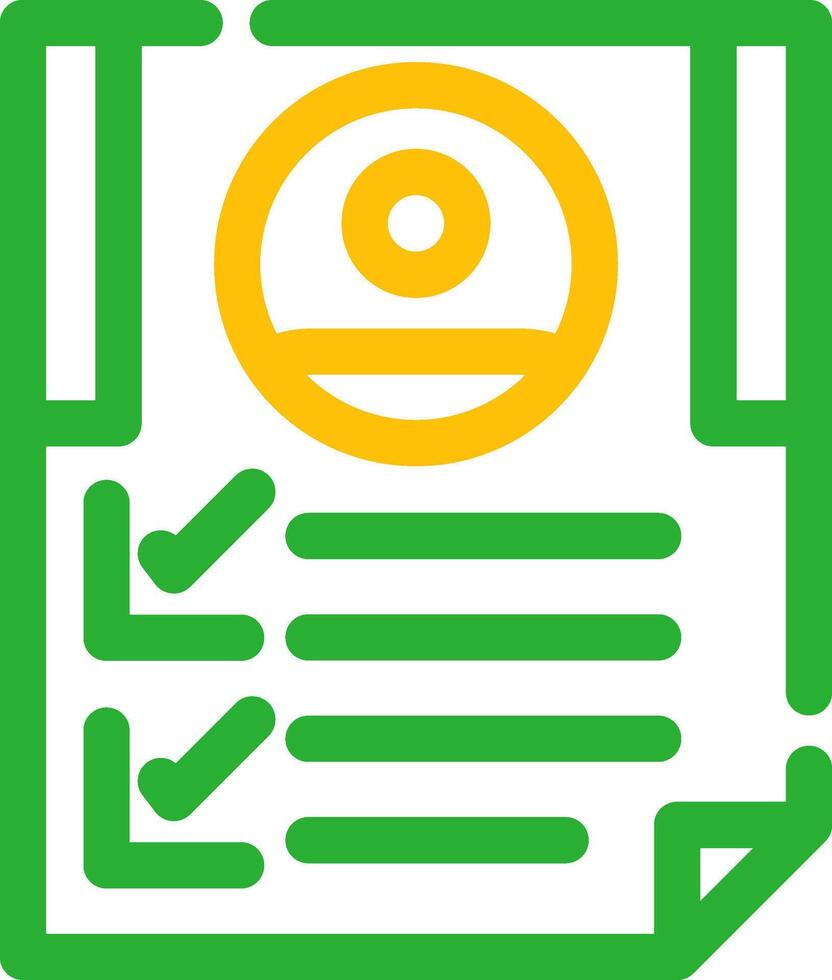 Profile Creative Icon Design vector