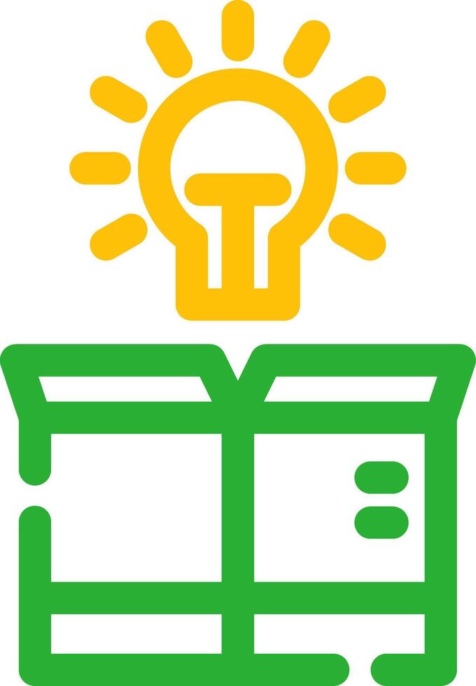 Think Out Of The Box Creative Icon Design vector