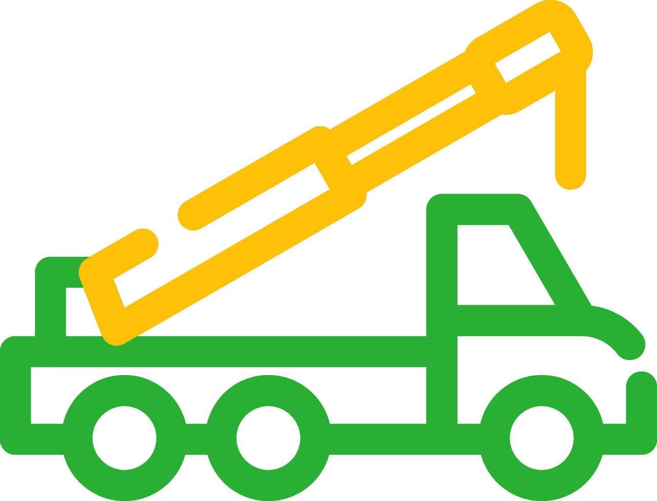 Crane Truck Creative Icon Design vector