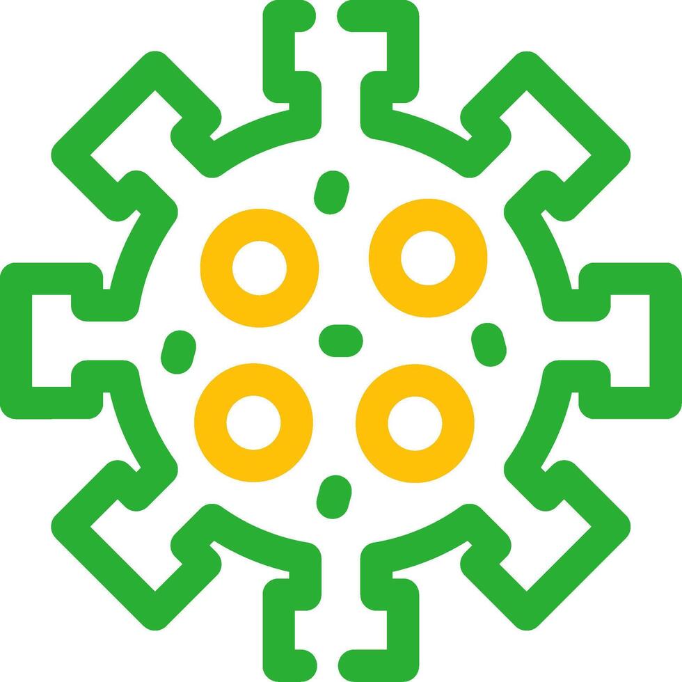Virus Creative Icon Design vector