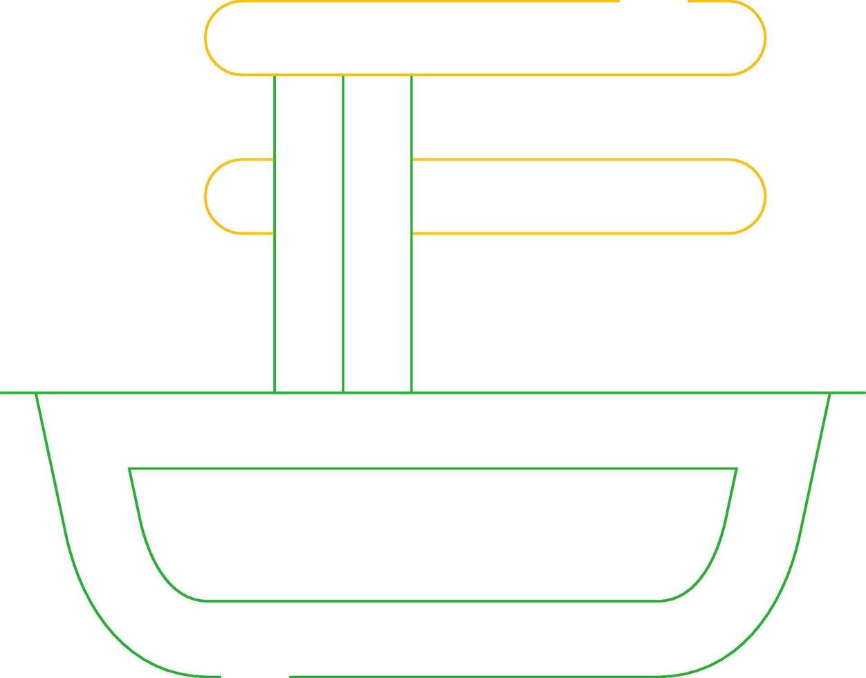 falafel creativo icono diseño vector