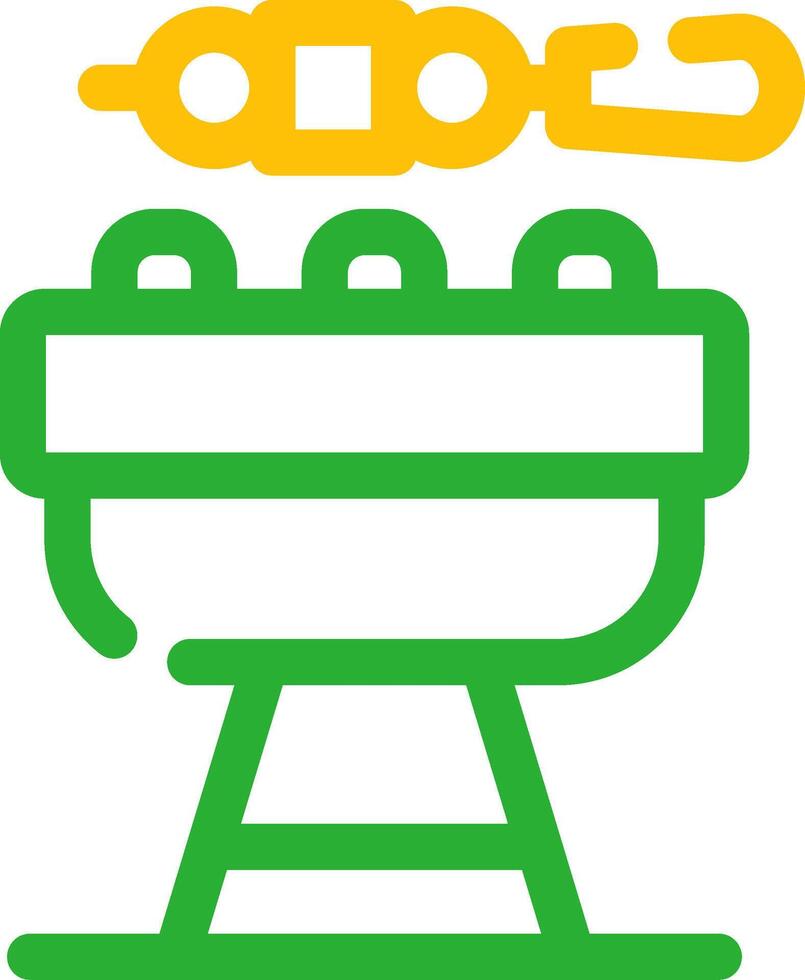 diseño de icono creativo de barbacoa vector