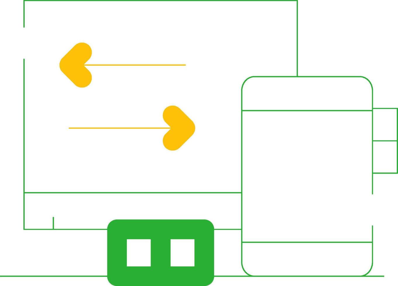 Digital Platform Creative Icon Design vector