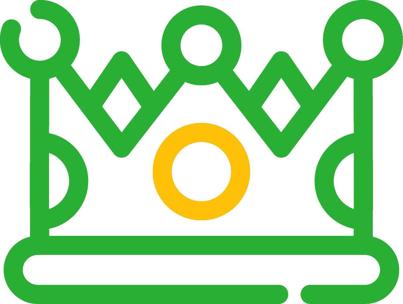 Crown Creative Icon Design vector