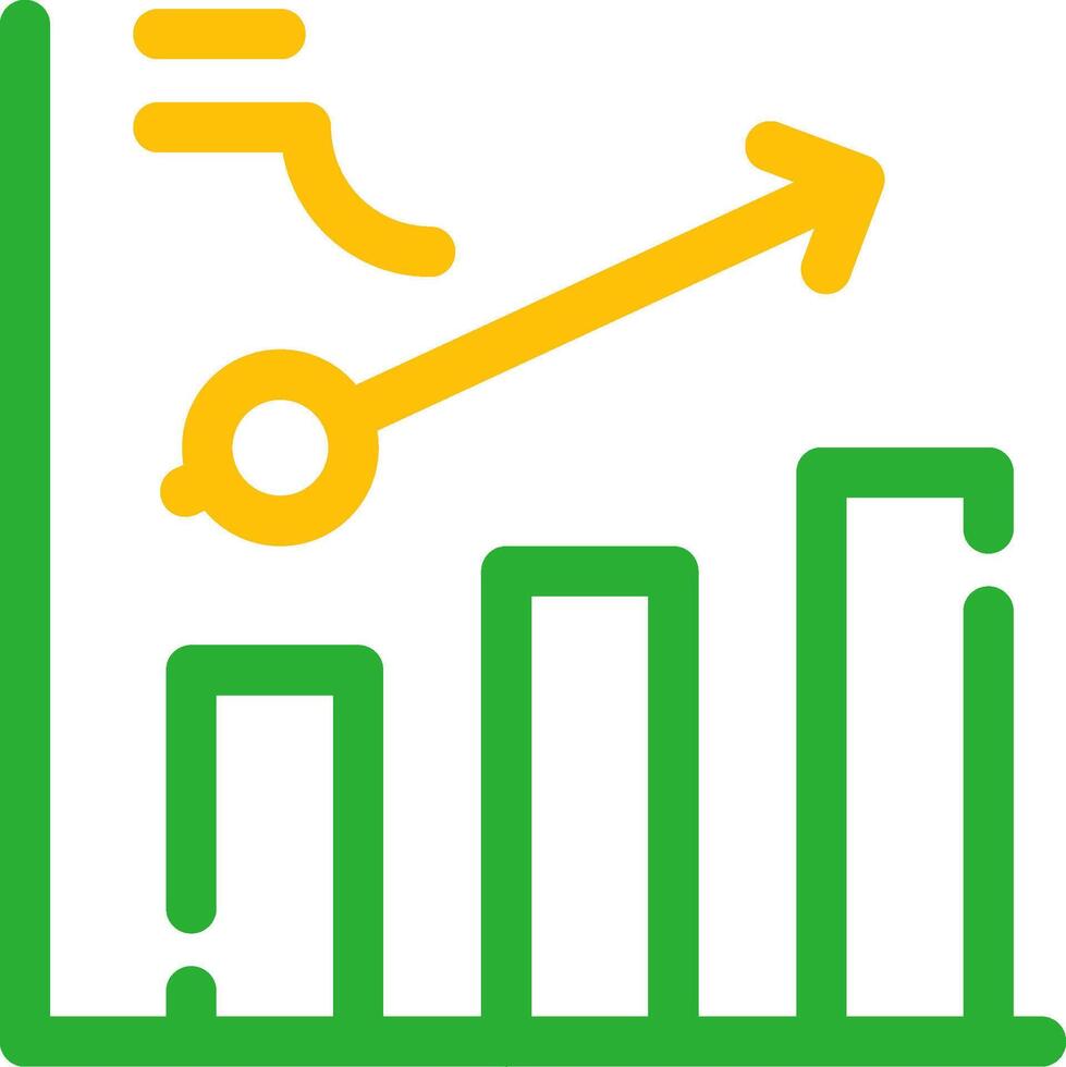 Clustered Bar Creative Icon Design vector