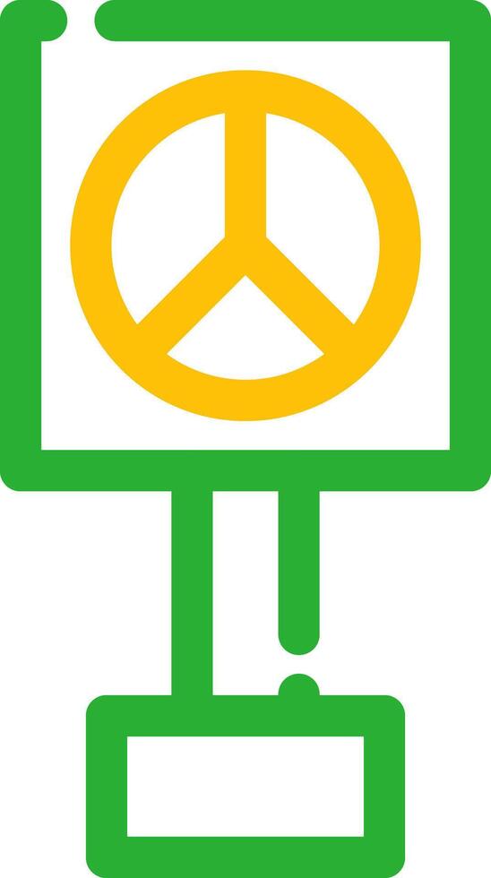 Peace Sign Creative Icon Design vector