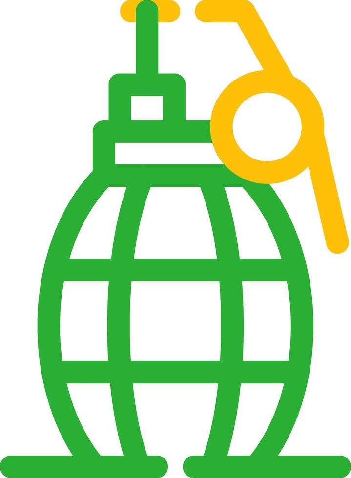 diseño de icono creativo de granada vector