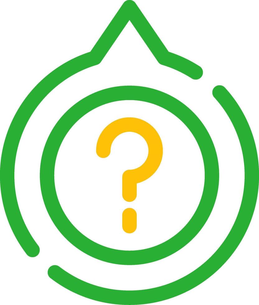 Question Creative Icon Design vector