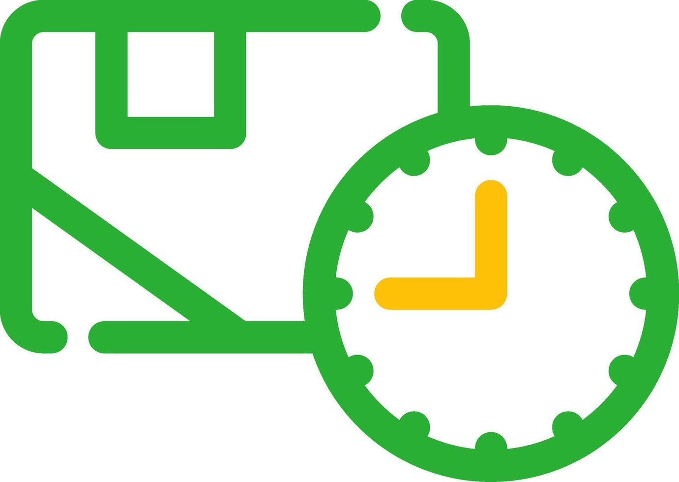 Estimated Delivery Creative Icon Design vector
