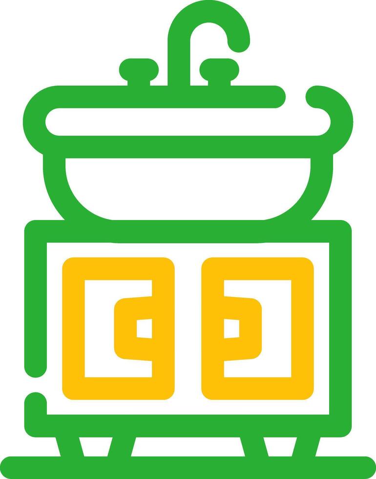 Washbasin Creative Icon Design vector