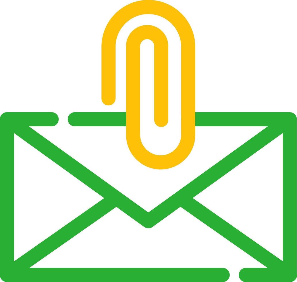 Attach File Email Creative Icon Design vector