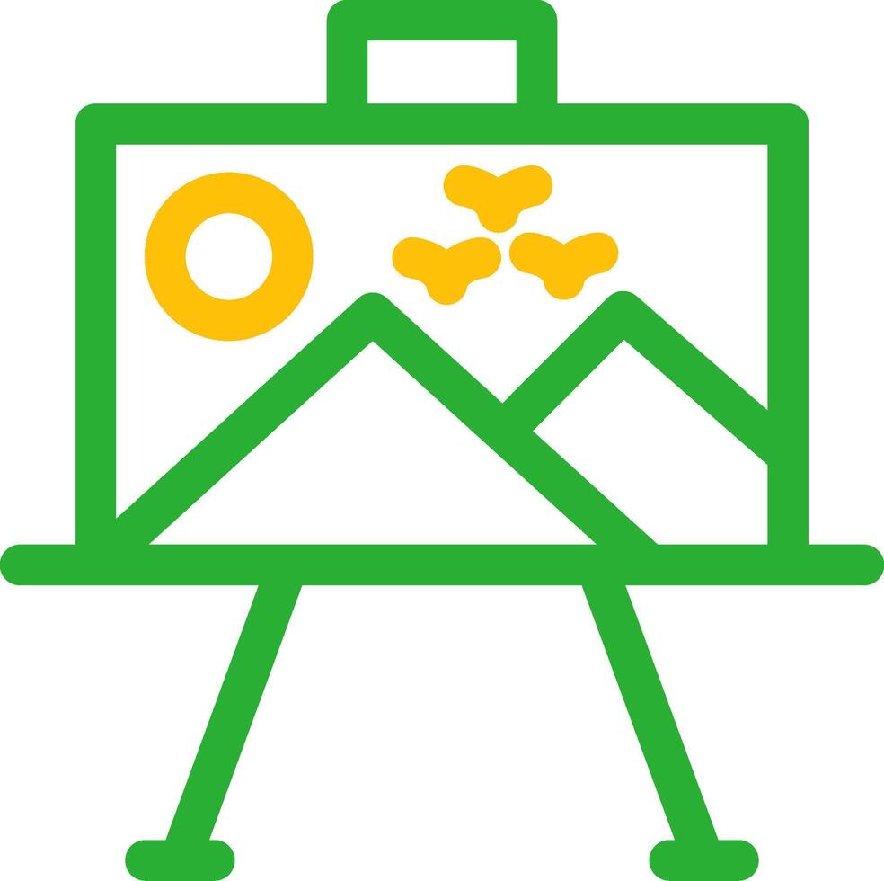 Paint Canvas Creative Icon Design vector