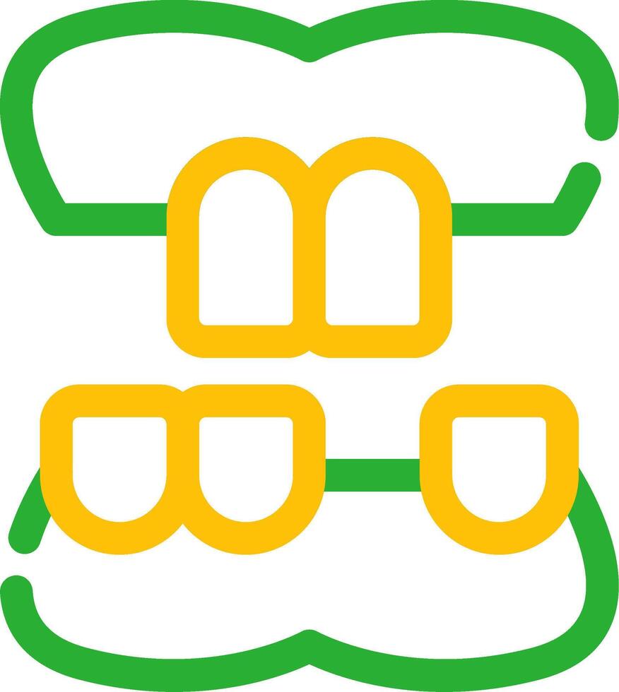 Denture Creative Icon Design vector