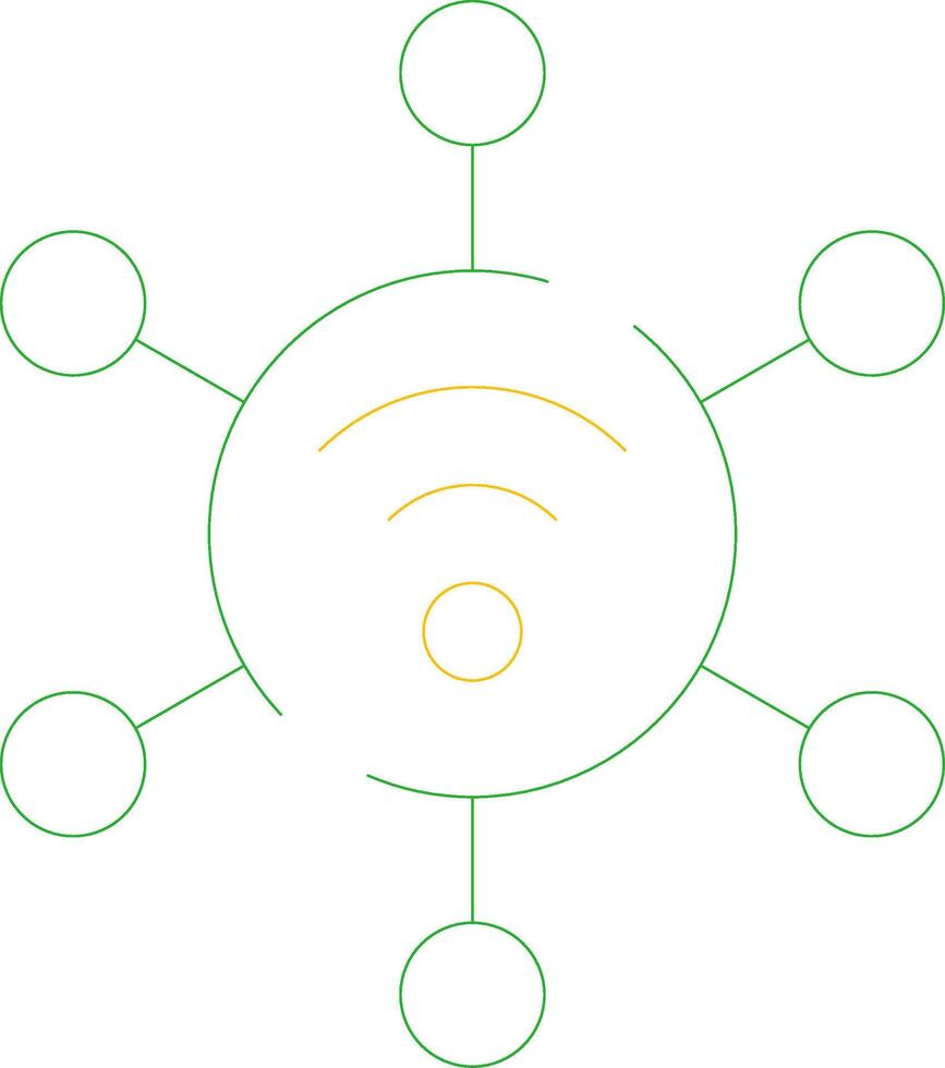 Internet of Things Creative Icon Design vector
